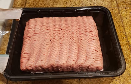 Lean ground turkey