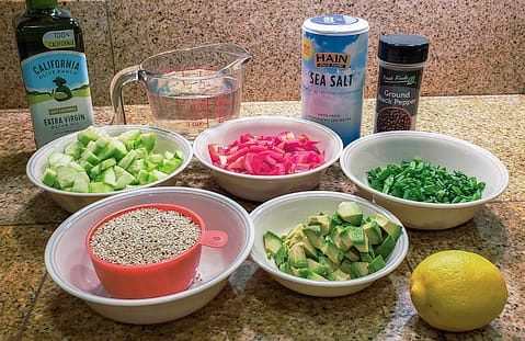 Ingrediets for Quinoa Salad