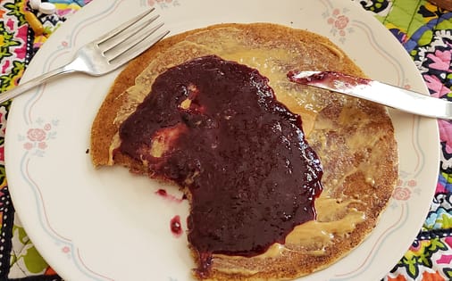 fiber rich wholegrain pancakes